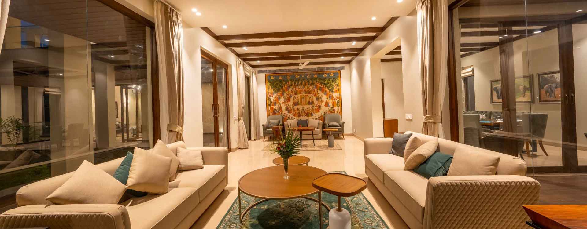 Calippic Riverine Villa at Jim Corbett - Weekend Getaway near Delhi NCR